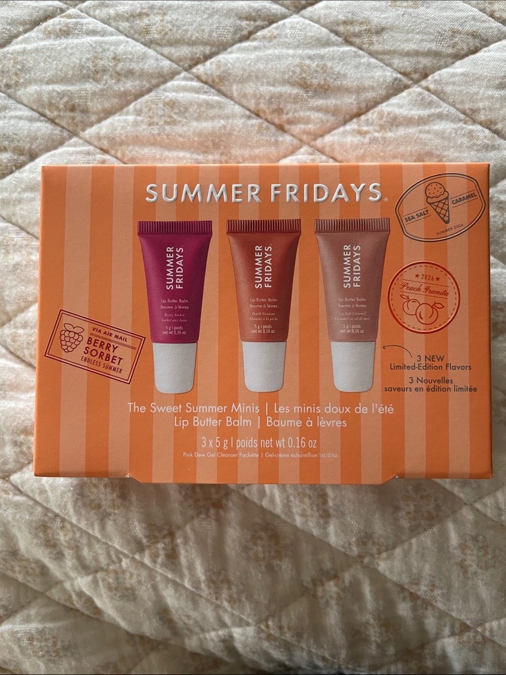 Summer Fridays Lip Butter Trio- minis